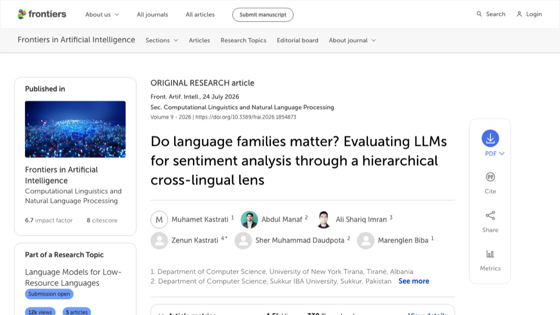 Cross-Lingual LLM Sentiment Benchmark preview