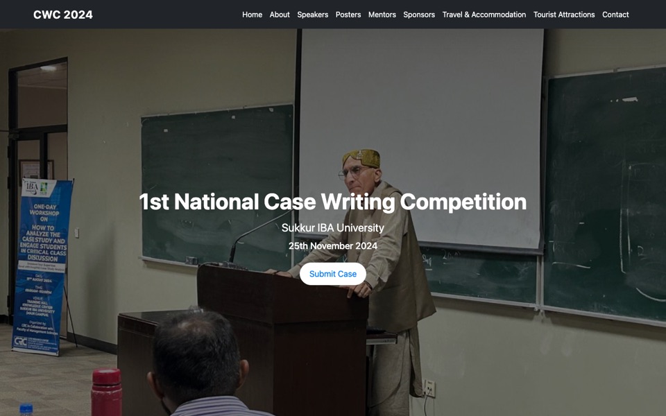 National Case Writing Competition website