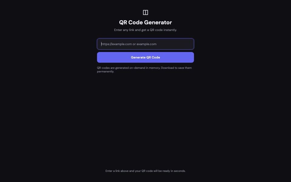 QR Code Generator app